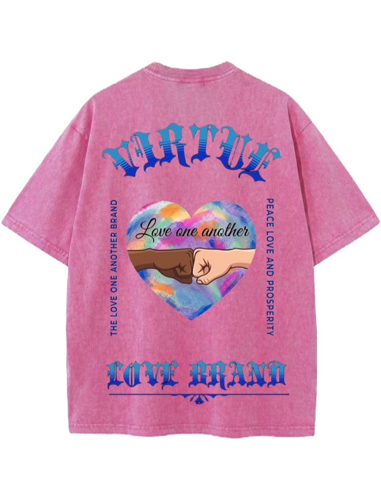 Thumbnail: virtue new gen style love one another tee (masculine)(over sized fit)