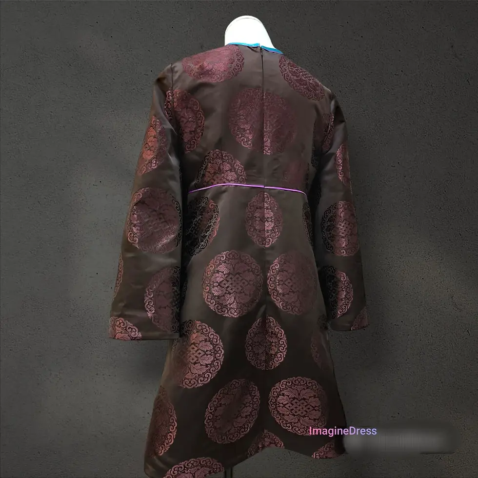 Thumbnail: Kimono Cape Brocade Dress ( 斗篷袖織錦禮服）