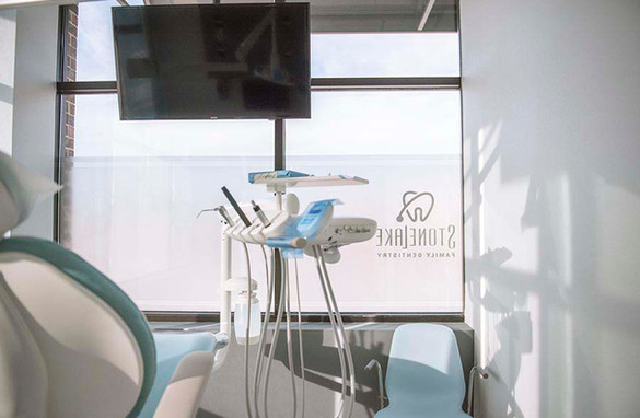 Stonelake Family Dentistry window graphics from inside.jpeg