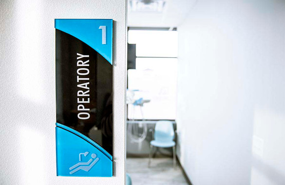 Stonelake Family Dentistry room sign.jpeg