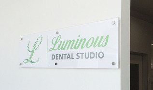 Luminous Dental Studio Interior design / brand theme