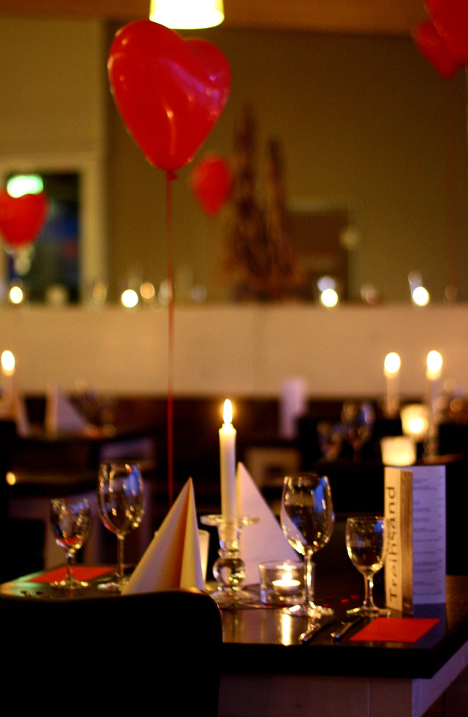 Valentinstag Candle Light Dinner am 14.02.2016