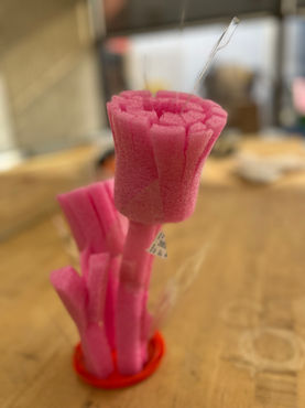 repurposed-trash-project-flower-art-product-development-jonathan-louis-otis-college