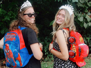 Seniors reconnect with childhood memories via kindergarten backpacks