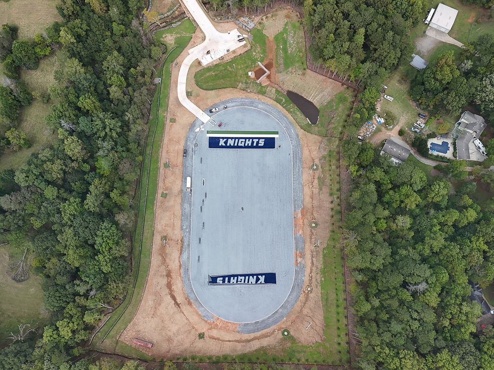 photo provided by TKA Social Media The King’s Academy’s new field will be a place for students to attend events and games. In years past when there was a football game, they played on Kell High School’s field.