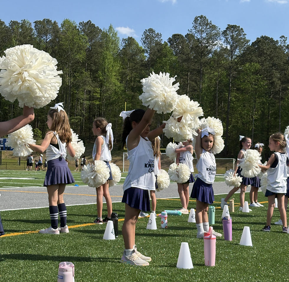 New elementary cheer team is launched for flag football program