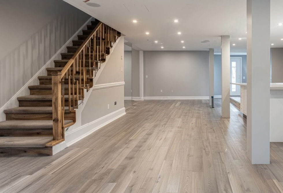 Basement Flooring Installation in