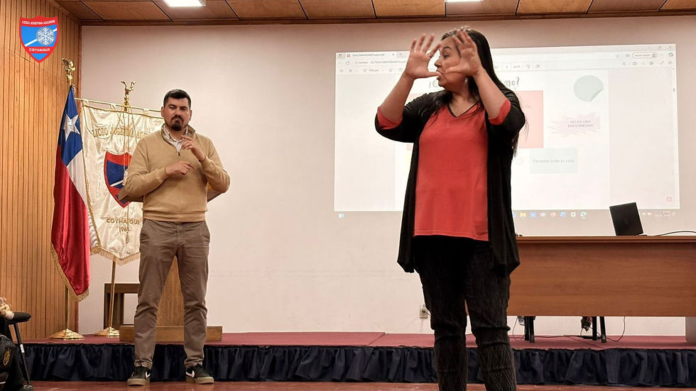 AGRUPACIÓN TE ACOMPAÑAMOS DE COYAIQUE REALIZA CHARLA A DOCENTES DE SLEP AYSEN.