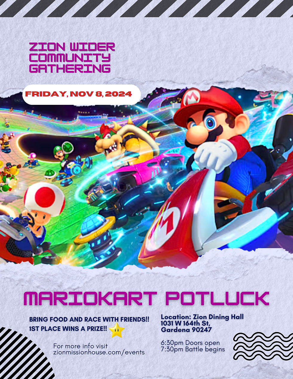 Mario Kart Potluck | Wider Community Gathering