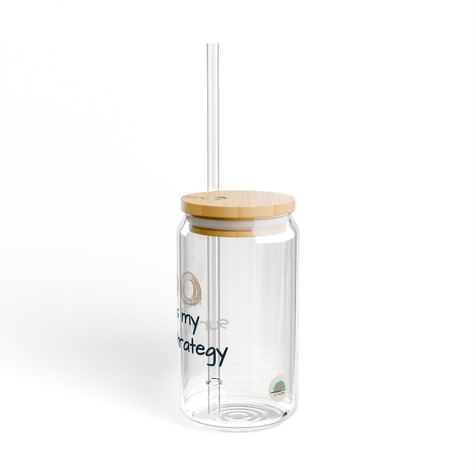 Thumbnail: Hope Is My Survival Strategy Glass Sipper