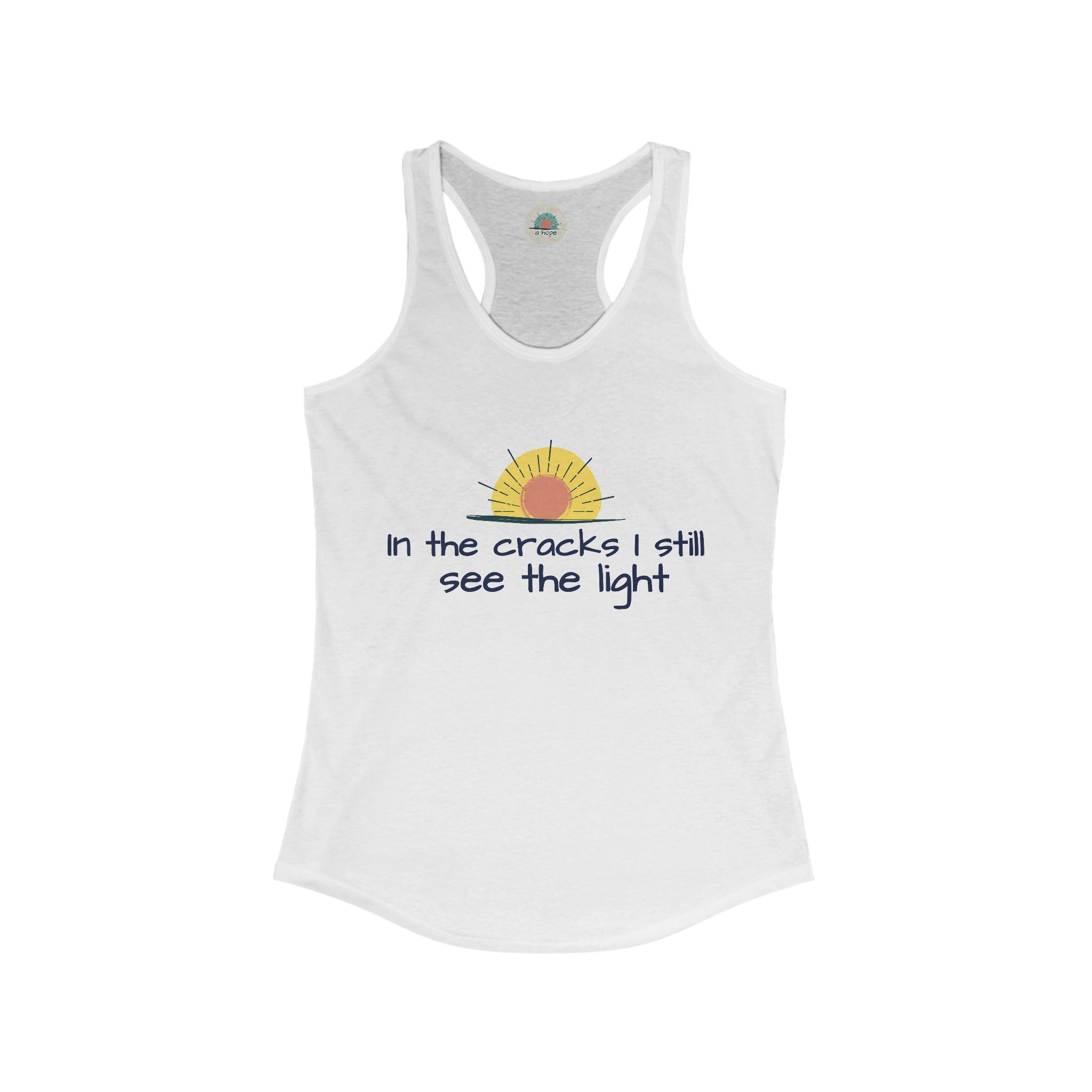 In The Cracks I Still See The Light Racerback Tank