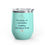 Thumbnail: Running On Caffeine, Anxiety, And Blind Faith Wine Tumbler