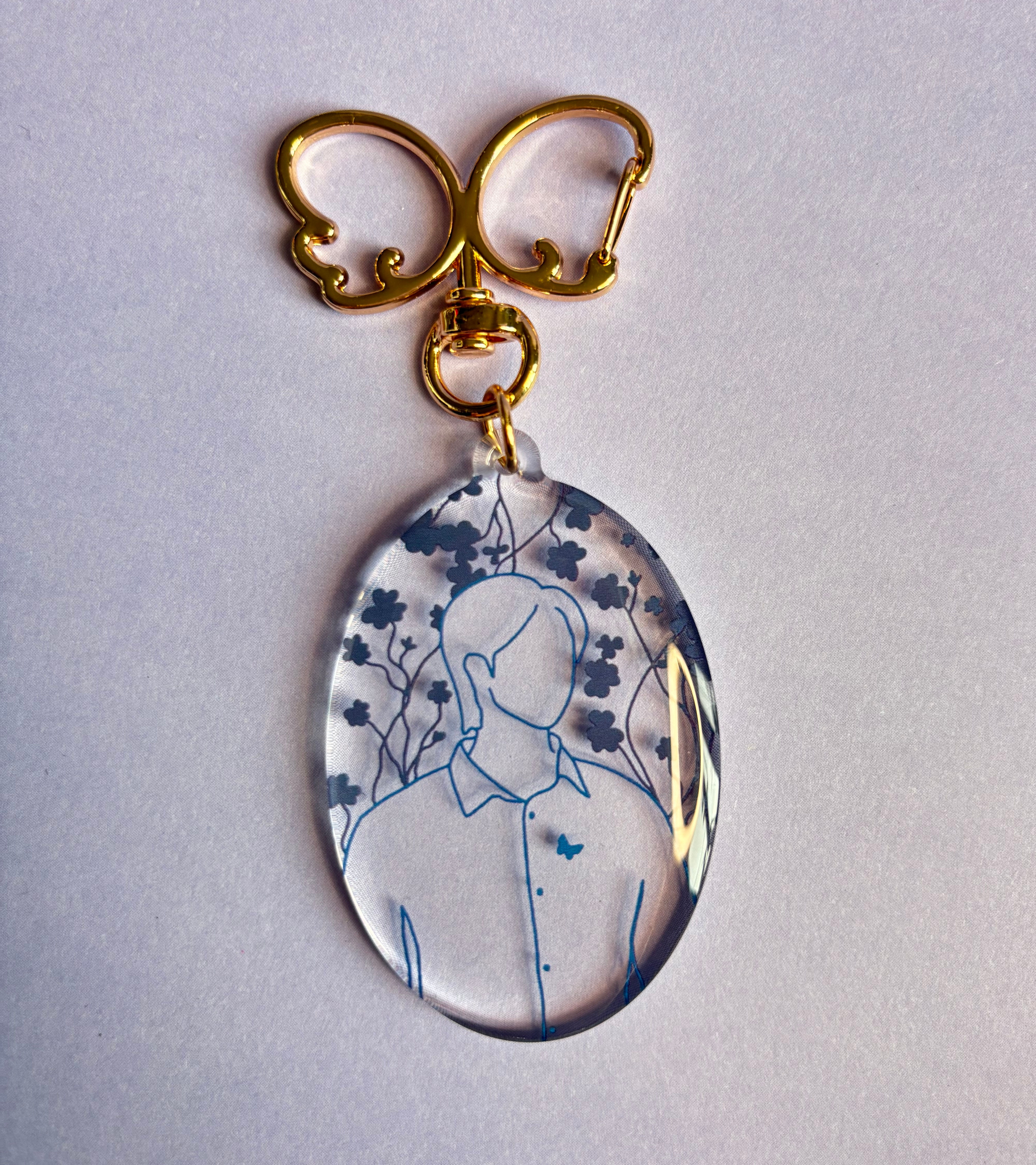 “Indigo” Key Ring