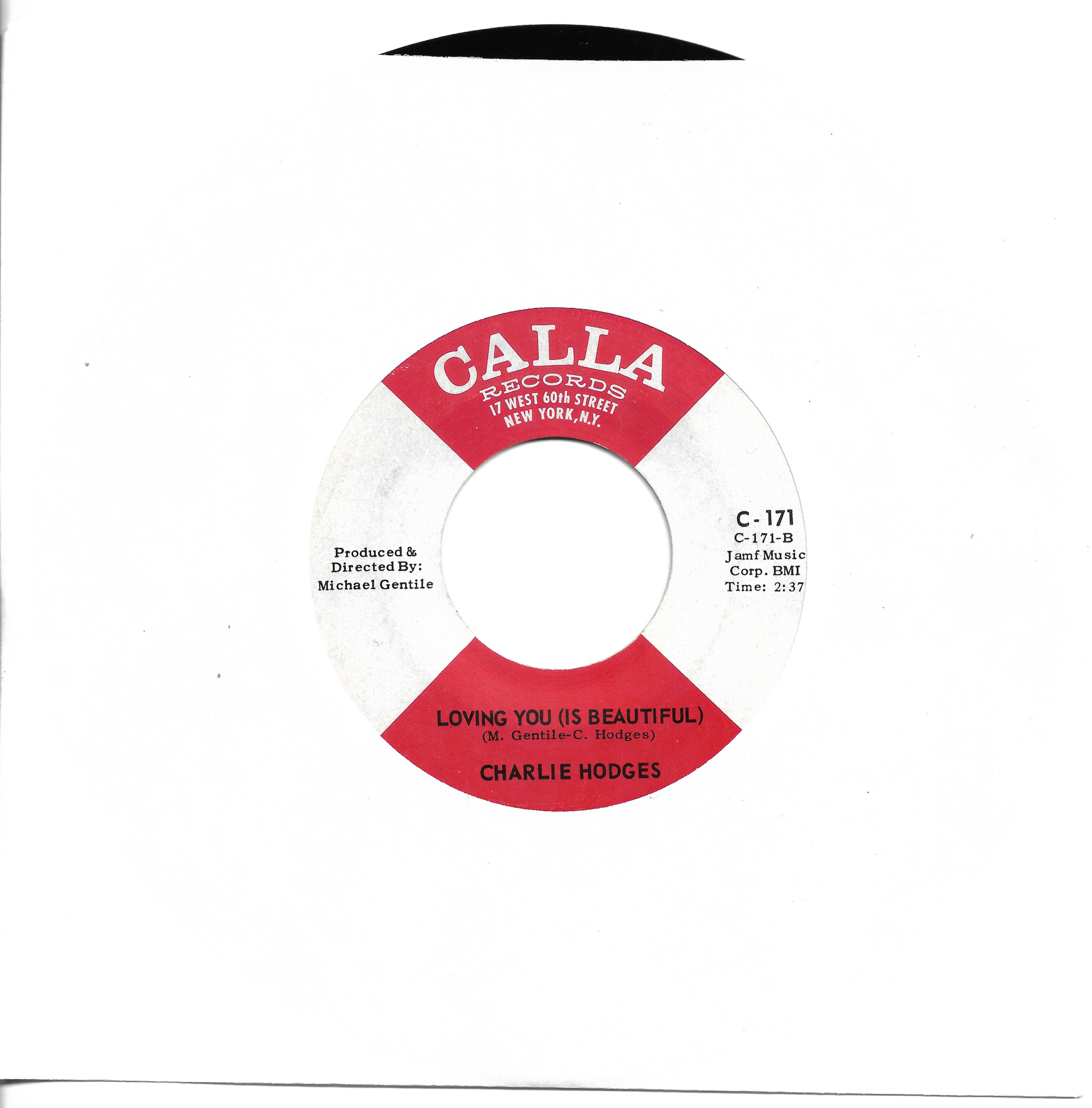 Charlie Hodges ‎– Loving You (Is Beautiful)