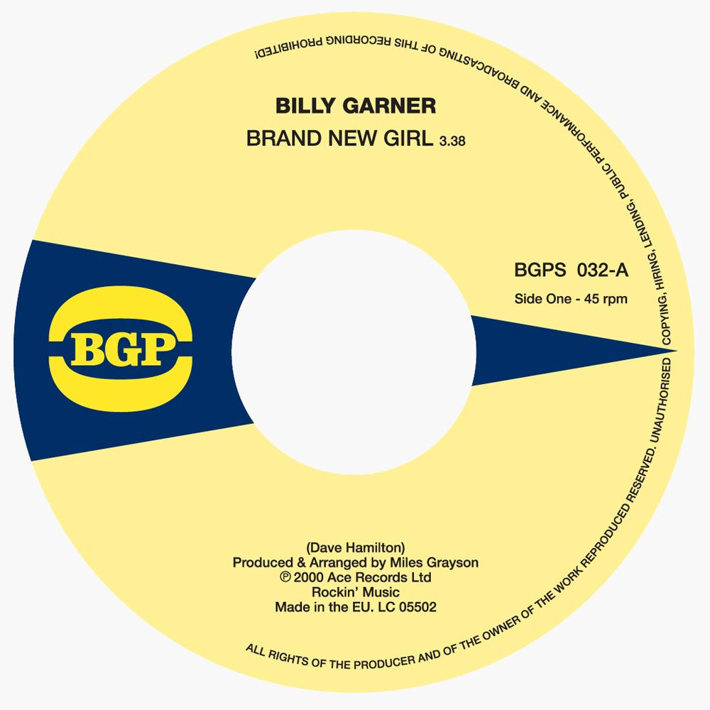 Billy Garner ‎– Brand New Girl / I Got Some Part 1