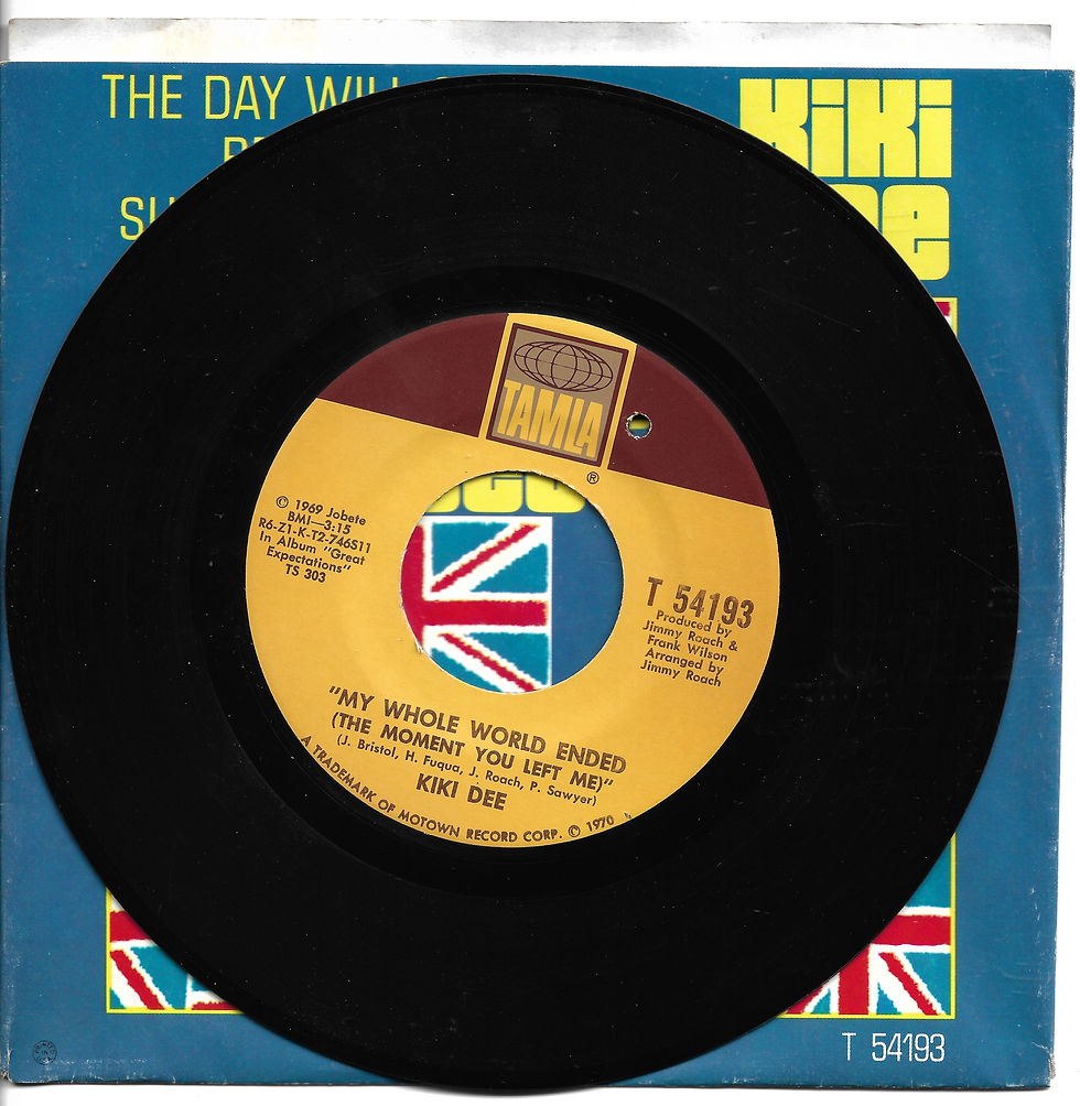 Thumbnail: Kiki Dee – The Day Will Come Between Sunday And Monday / My Whole World Ended (T