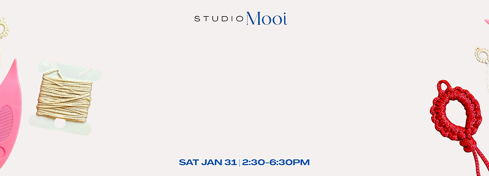 Tatting workshop for beginners Studio Mooi Toronto