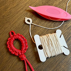 Tatting shuttle and thread Toronto