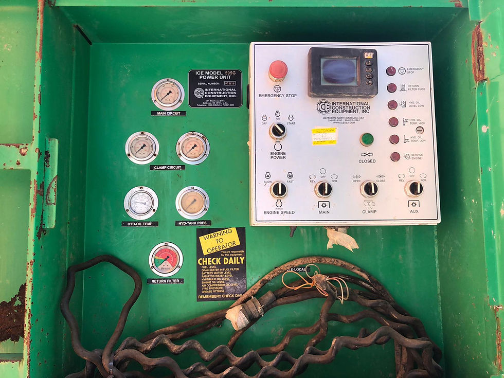 Thumbnail: ICE 595G Power Unit with ICE 58B Vibro hammer/pile driver/extractor