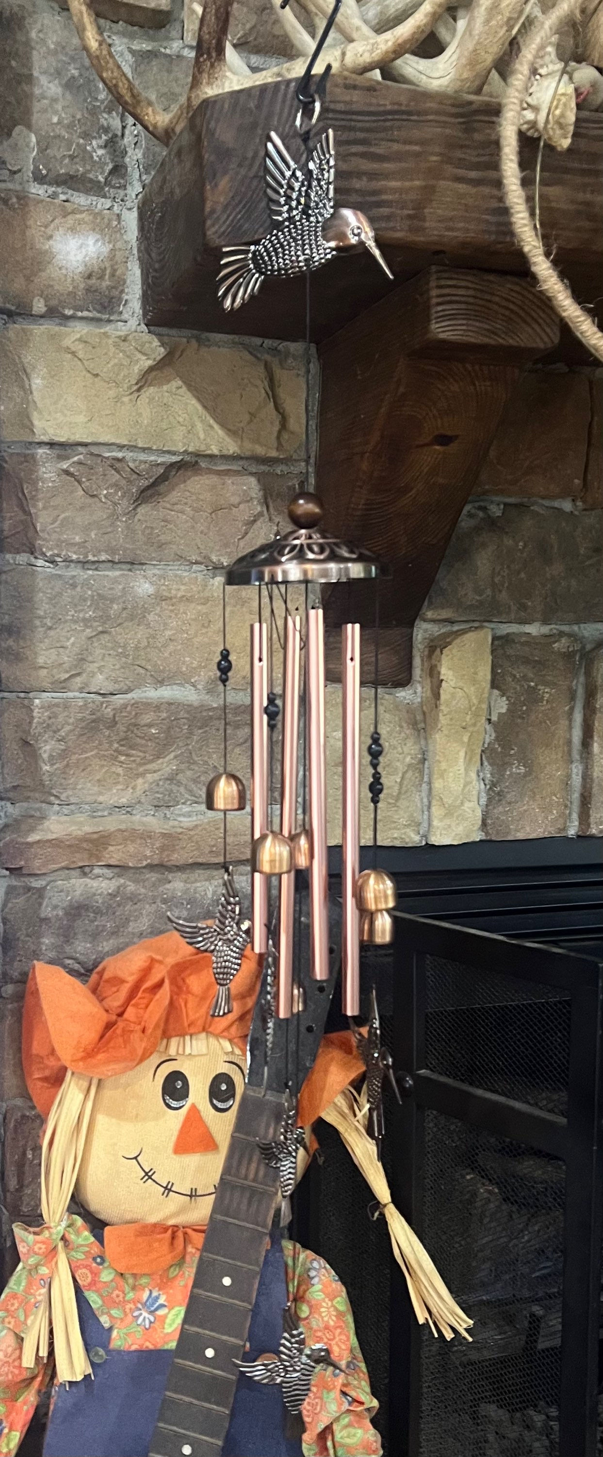 Hummingbird wind chime 