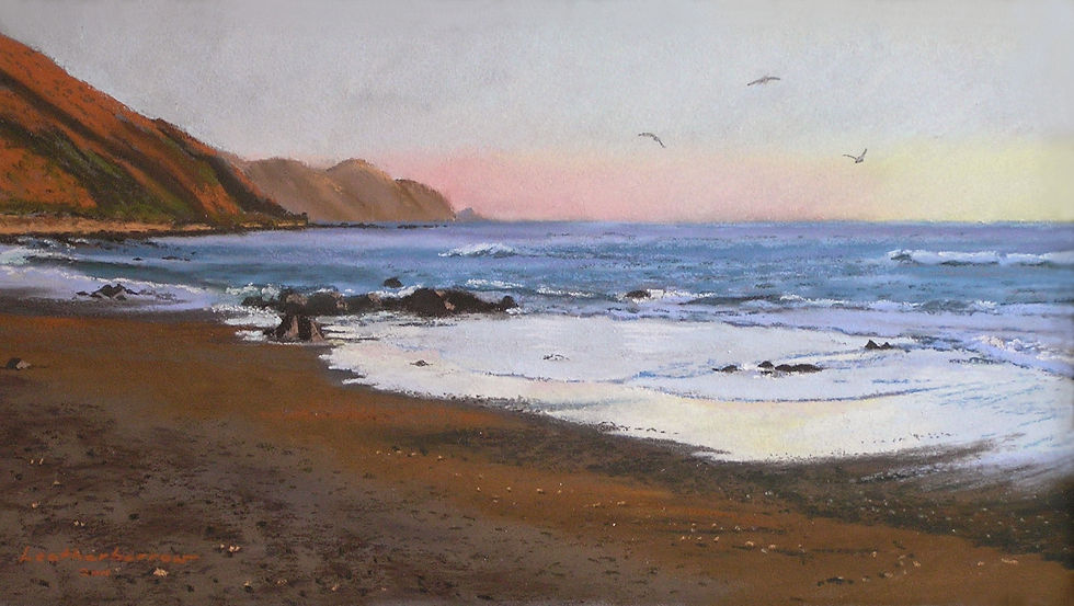 Paekakariki beach at Dusk cropped