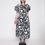 Thumbnail: BIG SLEEVE RIPPLE DRESS - GREEN