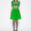 Thumbnail: SHORT RUCHED SKIRT - BLACK
