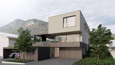 Neubau Wohnhaus, Wohnhaus Architektur, moderne Architektur, ROECK Architekten, Architekturbüro Innsbruck, Architekt Innsbruck, Karlheinz Röck, Matthias Röck, Architekt Tirol, Neubau, Villa