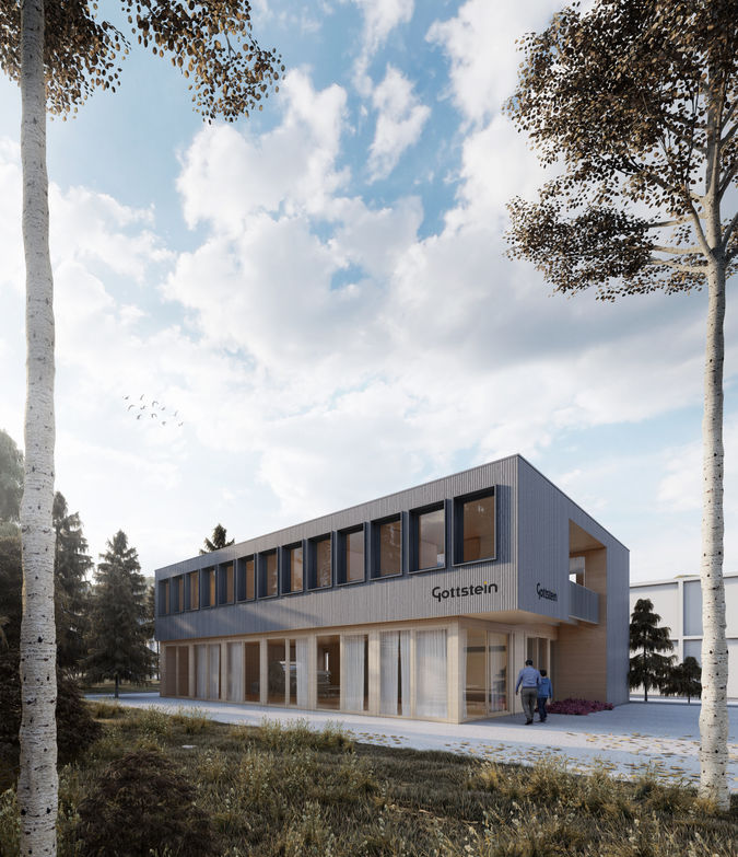 Firmenzentrale Gottstein | ROECK Architekten | Architekt Röck | Architekturbüro Innsbruck | Holzbau | Holzbaupreis| Holzfassade