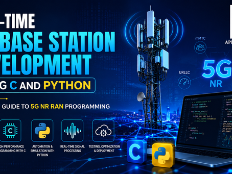 Real-Time 5G Base Station Development Using C and Python