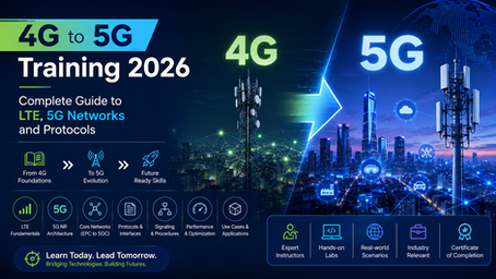 4G to 5G Training 2026 Complete Guide to LTE, 5G Networks and Protocols