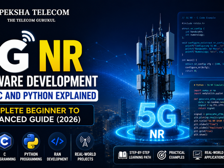 5G NR Software Development Using C and Python