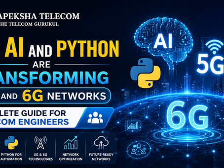 How AI and Python Are Transforming 5G and 6G Networks