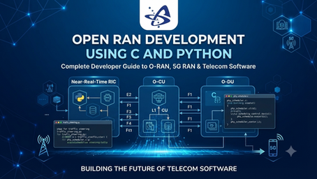 Open RAN Development Using C and Python