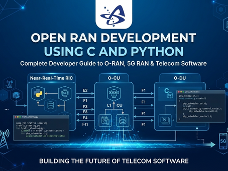 Open RAN Development Using C and Python