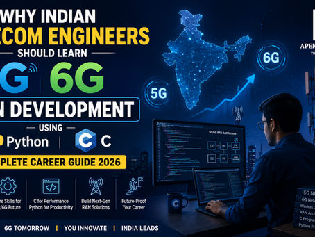 Why Indian Telecom Engineers Should Learn 5G 6G RAN Development Using C and Python