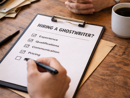 Como contratar um bom ghostwriter?