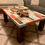Miniatura: Mesa de centro cubierta en patchwork colores