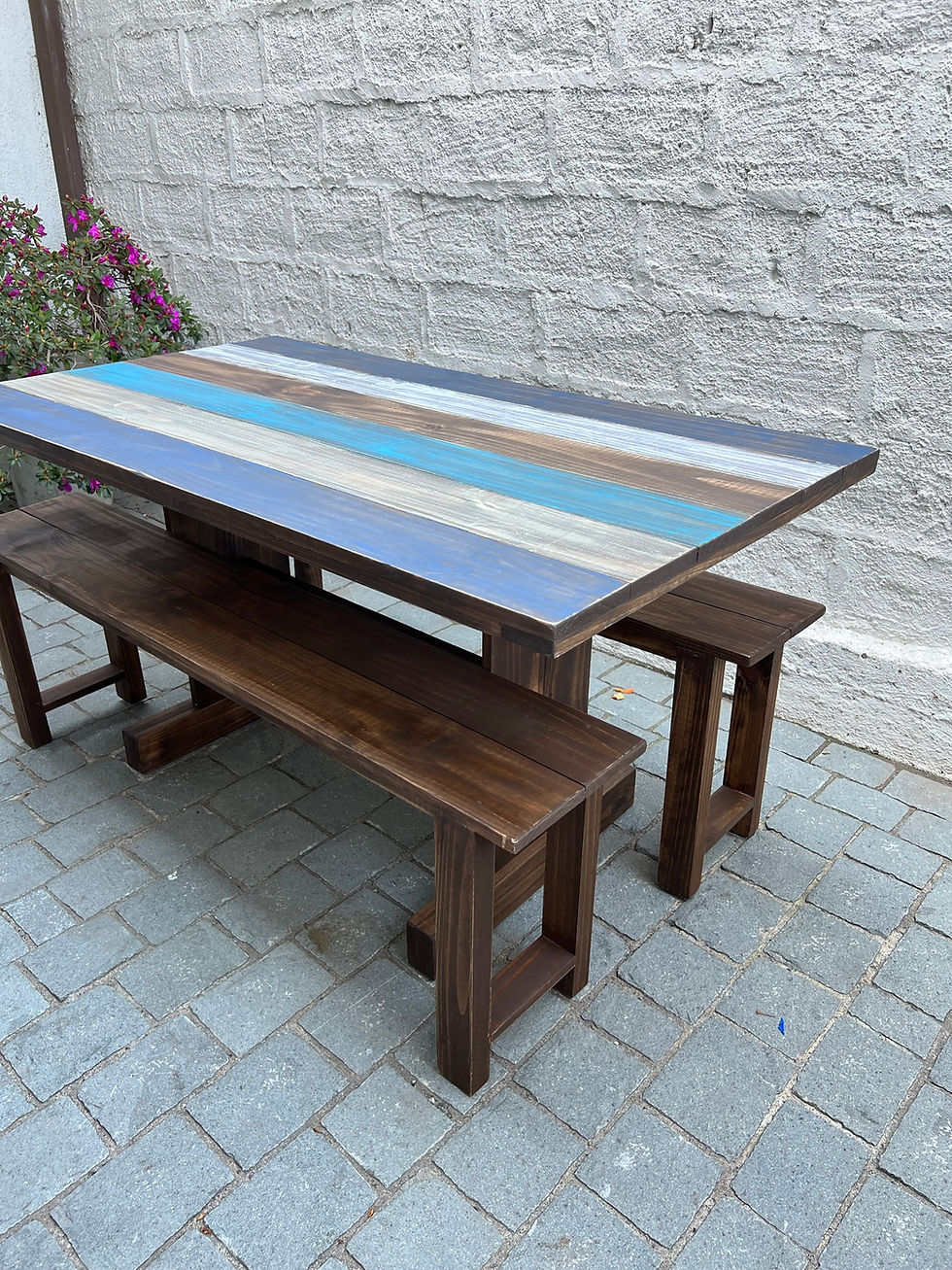 Miniatura: Mesa de comedor Pata En T