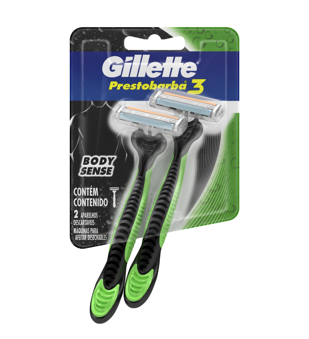Gillette Razor Prestobarba 3 (2 count)