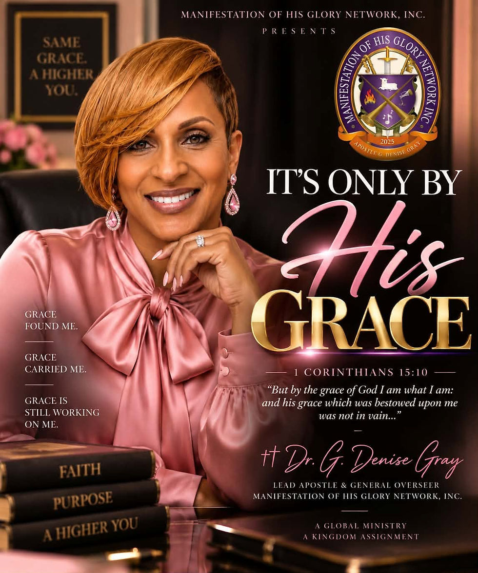 Dr. Apostle G. Denise Gray – It’s Only by His Grace Sunday Word based on 1 Corinthians 15:10