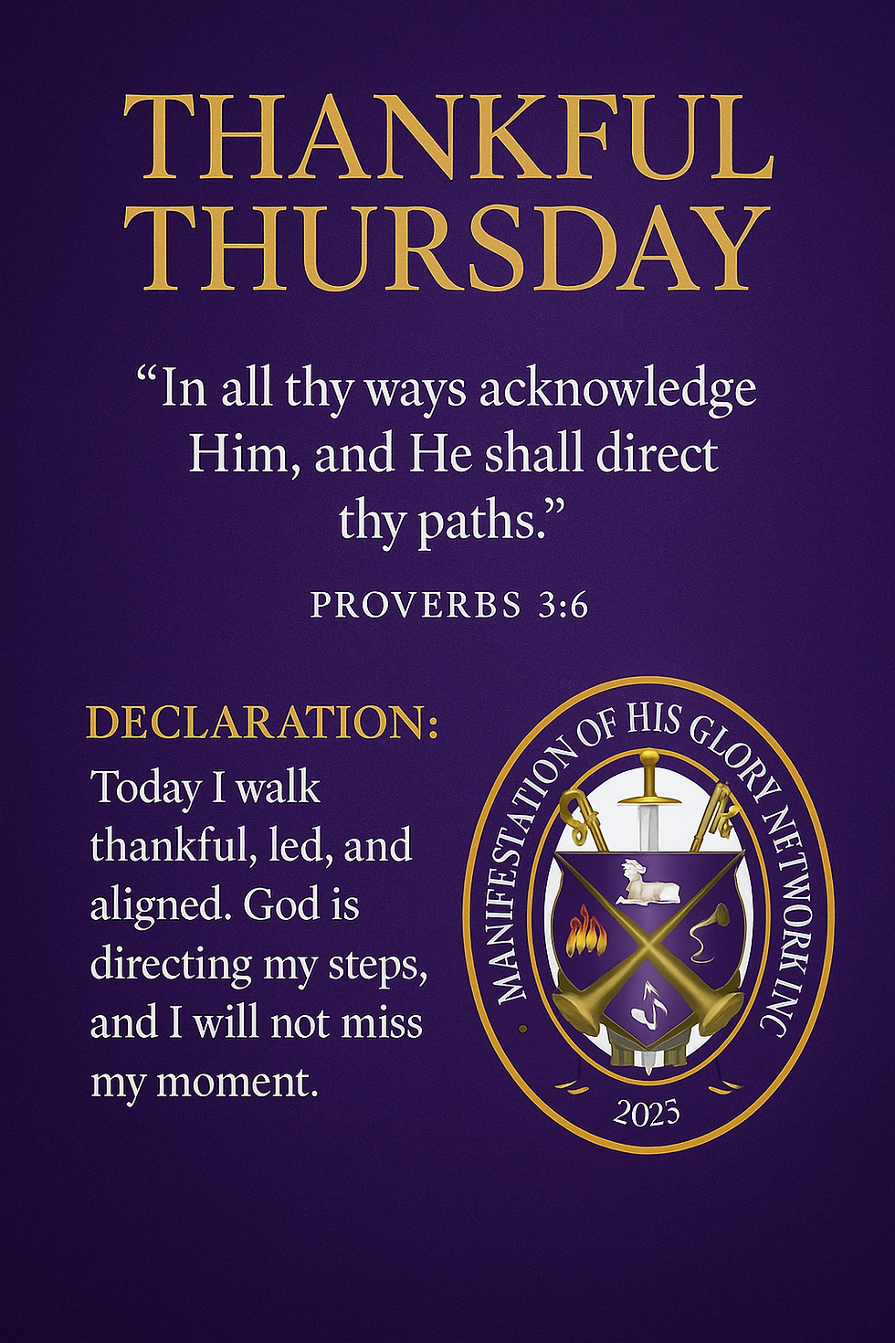 Thankful Thursday: When Gratitude Aligns Your Steps (Proverbs 3:6)
