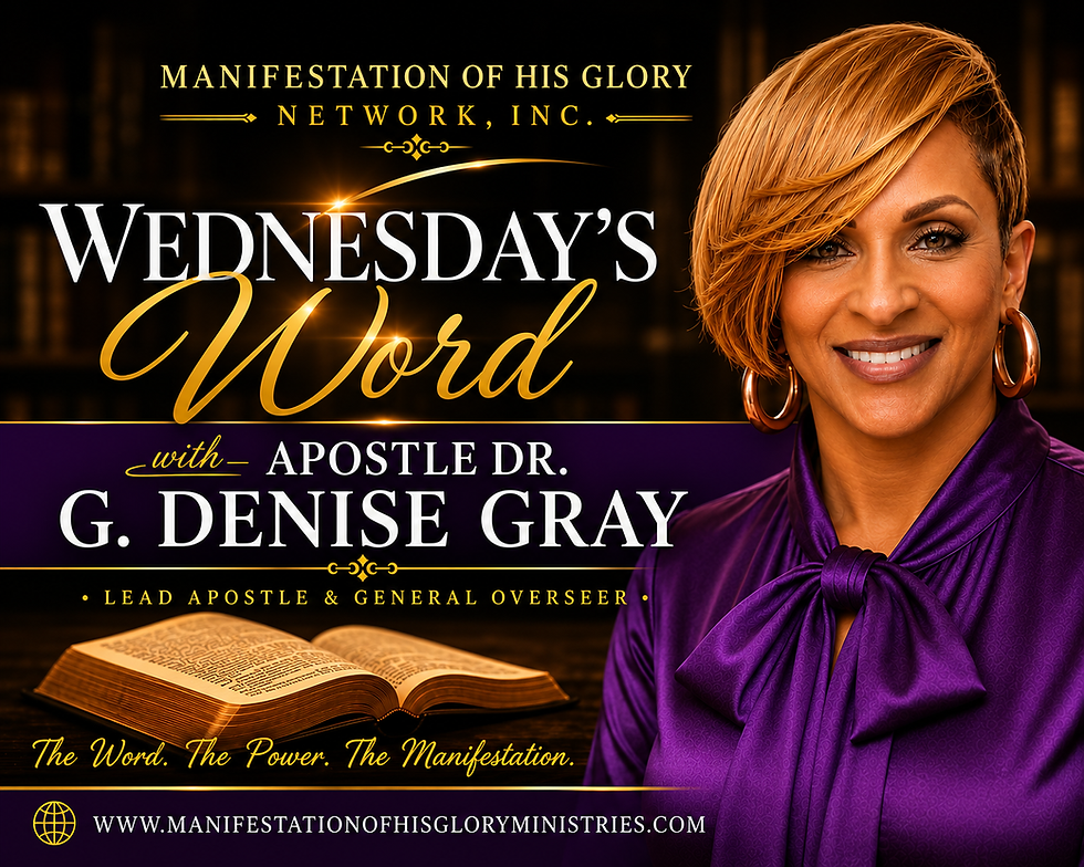 Word Wednesday teaching, Give Me This Mountain, with Dr. G. Denise Gray of Manifestation of His Glory Network, Inc., based on Joshua 14:12.