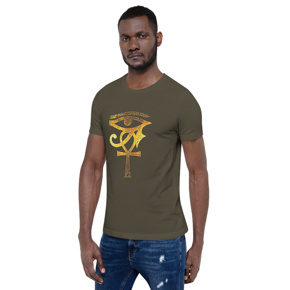 Thumbnail: Eye Of Horus/Ankh Short-Sleeve Unisex T-Shirt