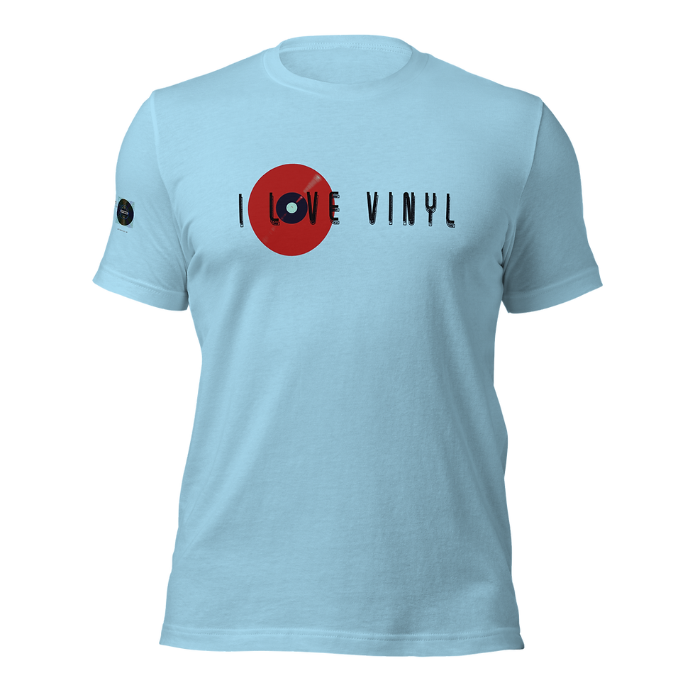 Thumbnail: Abstract-I Love Vinyl Unisex t-shirt