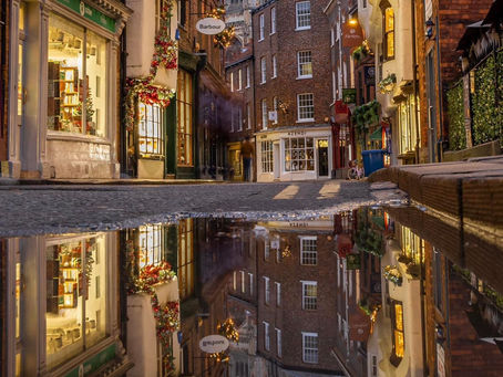 Beautiful York Minster reflecting back at me
