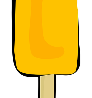 Orange Ice Lolly