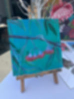Thumbnail: ORIGINAL PAINTING  ‘Among the Gum Trees’ 10 x 10 inches