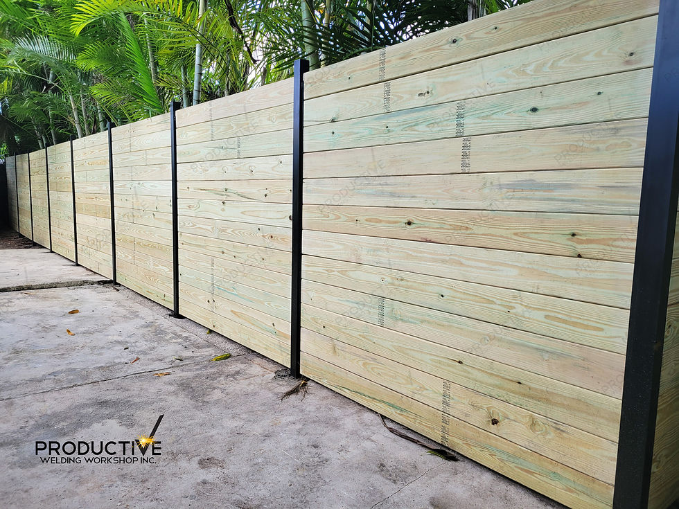 Horizontal Wood Fence