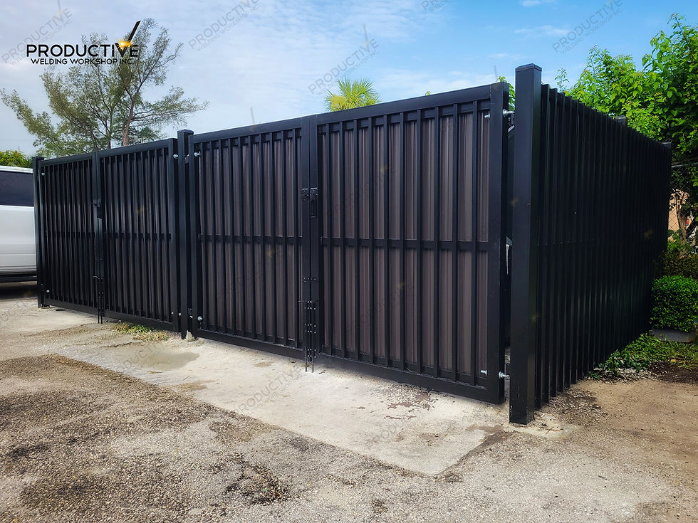 Privacy Picket Fence